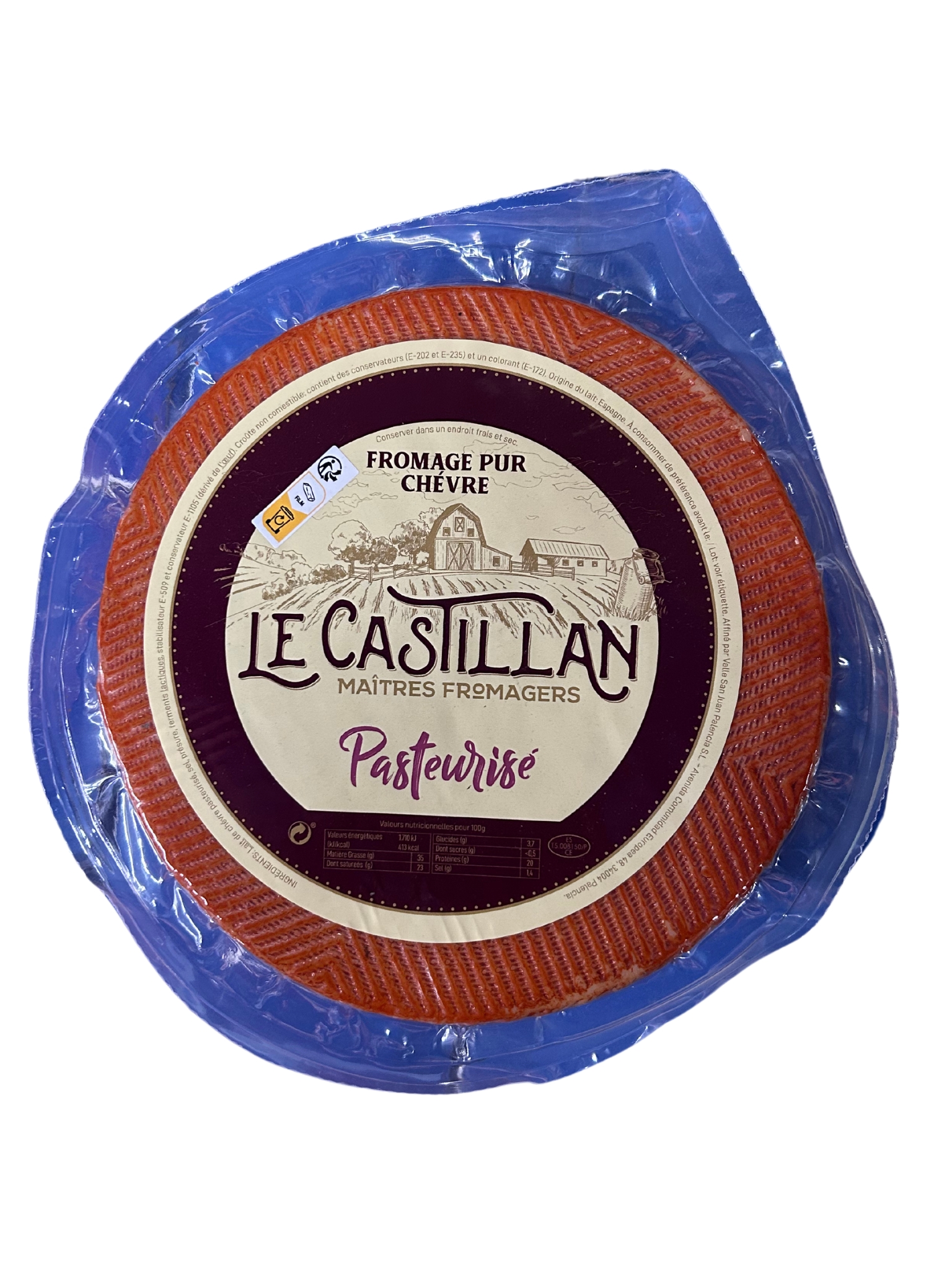 FROMAGE CHEVRE PASTEURISE CASTILLAN